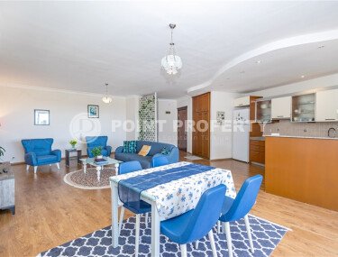 Уютная квартира 110 м² в районе Тосмур с ВНЖ, частичный вид на море-id-9685-фото-5