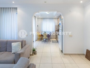 Меблированная квартира 100 м² в районе Оба, отдельная кухня и возможность получения ВНЖ-id-9708-фото-2