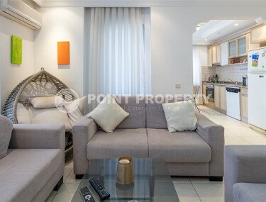 Меблированная квартира 100 м² в районе Оба, отдельная кухня и возможность получения ВНЖ-id-9708-фото-3