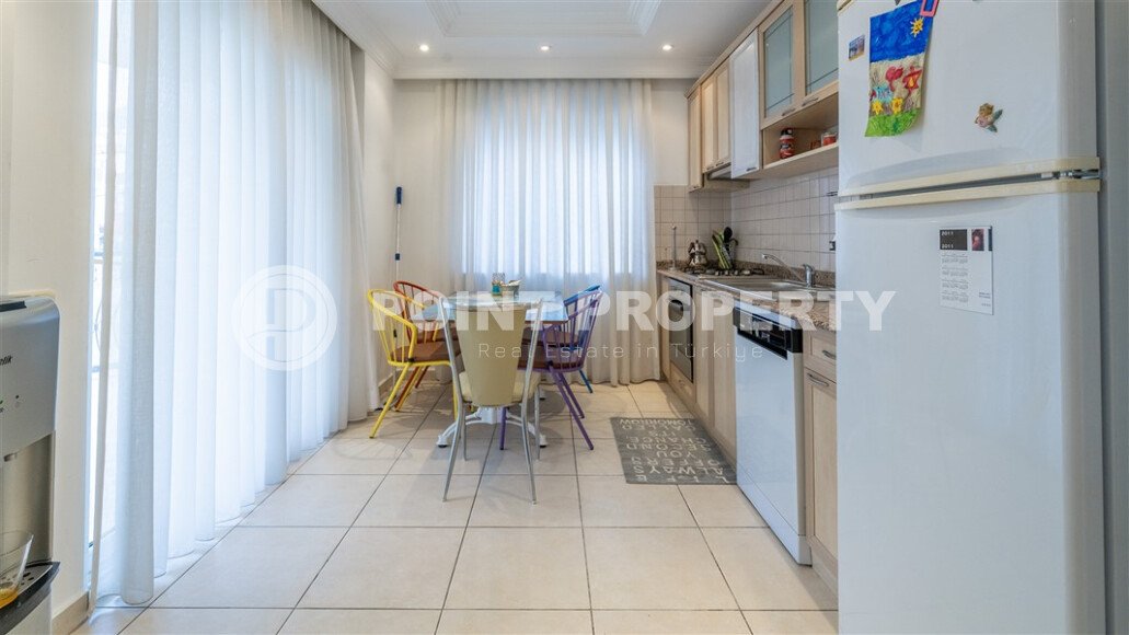 Меблированная квартира 100 м² в районе Оба, отдельная кухня и возможность получения ВНЖ-id-9708-фото-4