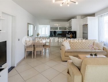 Уютная квартира 95 м² в районе Оба с видом на море и ВНЖ-id-9709-фото-1