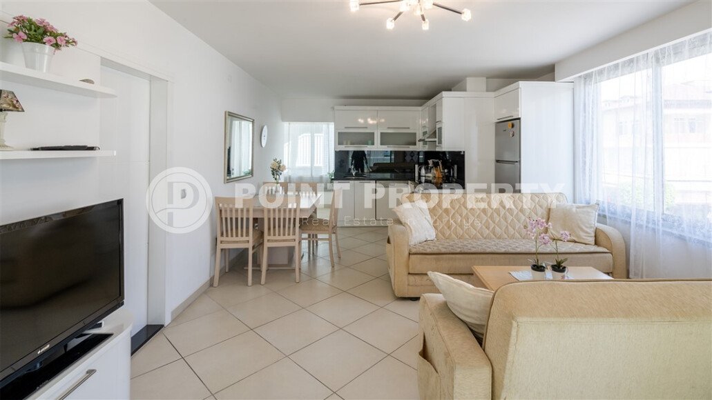 Уютная квартира 95 м² в районе Оба с видом на море и ВНЖ-id-9709-фото-1