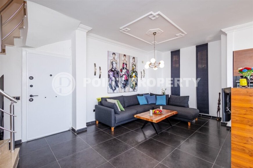 Панорамная вилла 140 м² в районе Тепе с видом на крепость, море и город, ВНЖ-id-9720-фото-4