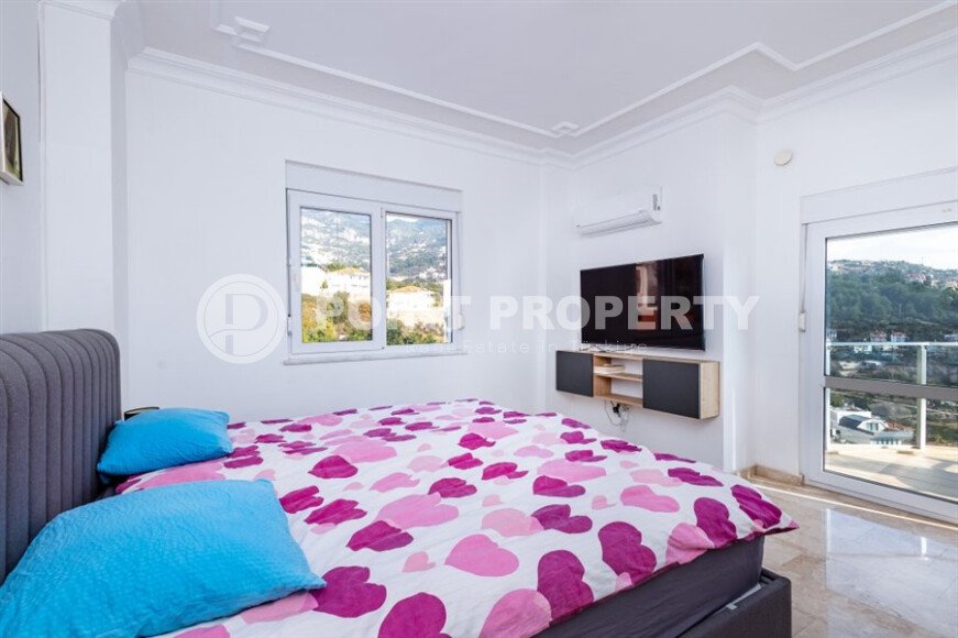 Панорамная вилла 140 м² в районе Тепе с видом на крепость, море и город, ВНЖ-id-9720-фото-14