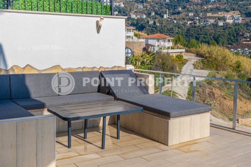 Панорамная вилла 140 м² в районе Тепе с видом на крепость, море и город, ВНЖ-id-9720-фото-30