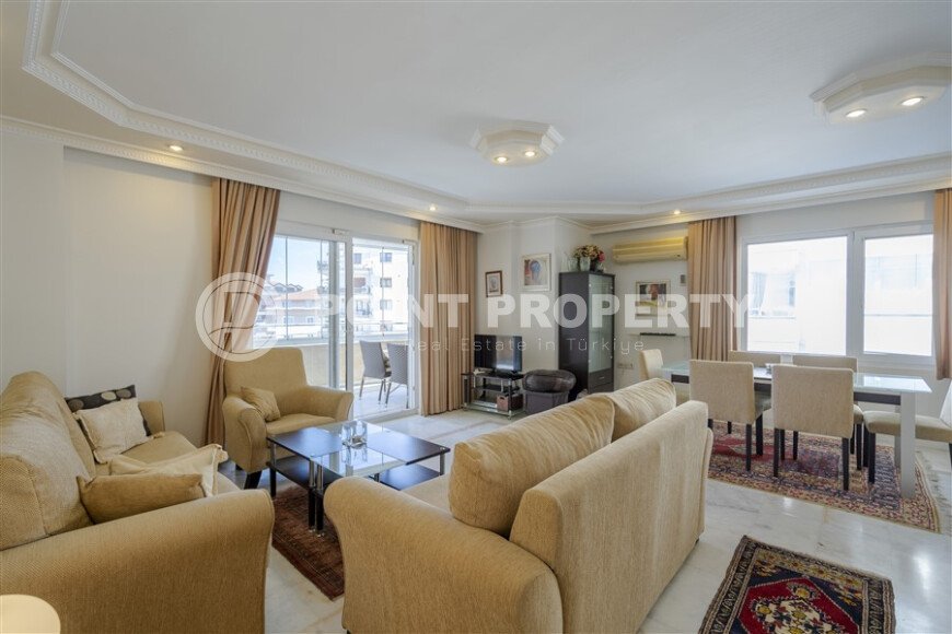 Bright apartment 120 m² with partial sea view in Cikcilli area, furnished, residence permit and storage room-id-9722-photo-4