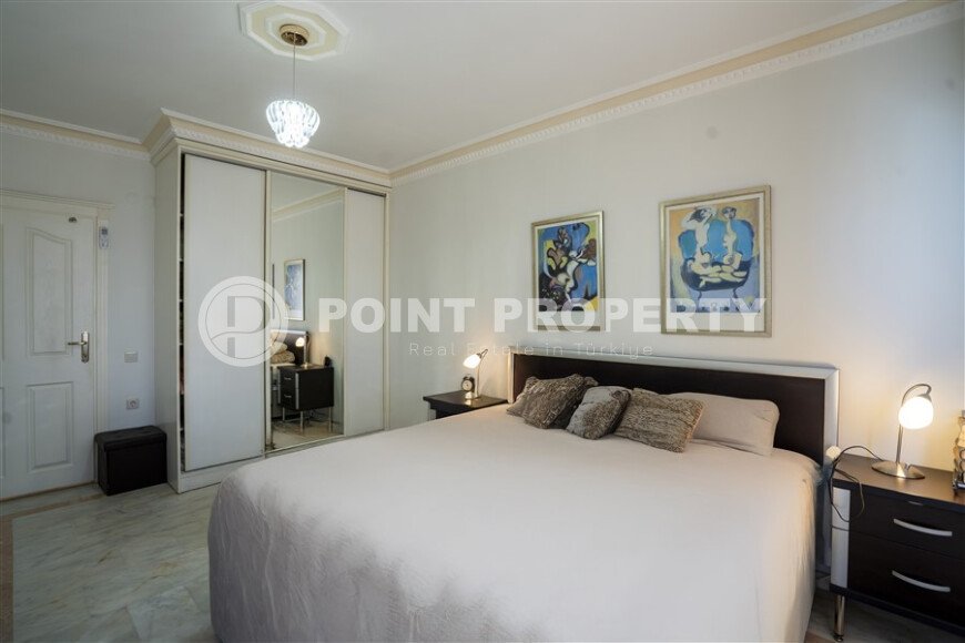 Bright apartment 120 m² with partial sea view in Cikcilli area, furnished, residence permit and storage room-id-9722-photo-9
