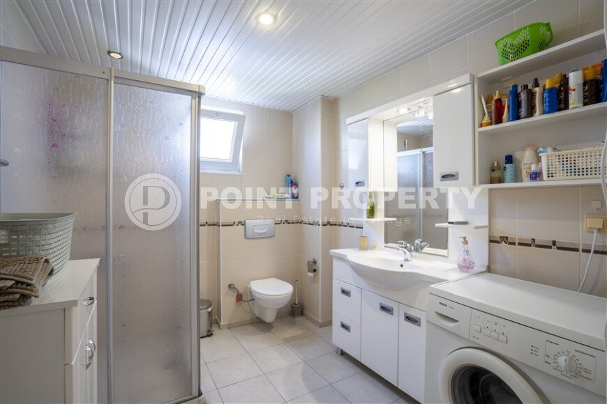 Bright apartment 120 m² with partial sea view in Cikcilli area, furnished, residence permit and storage room-id-9722-photo-12