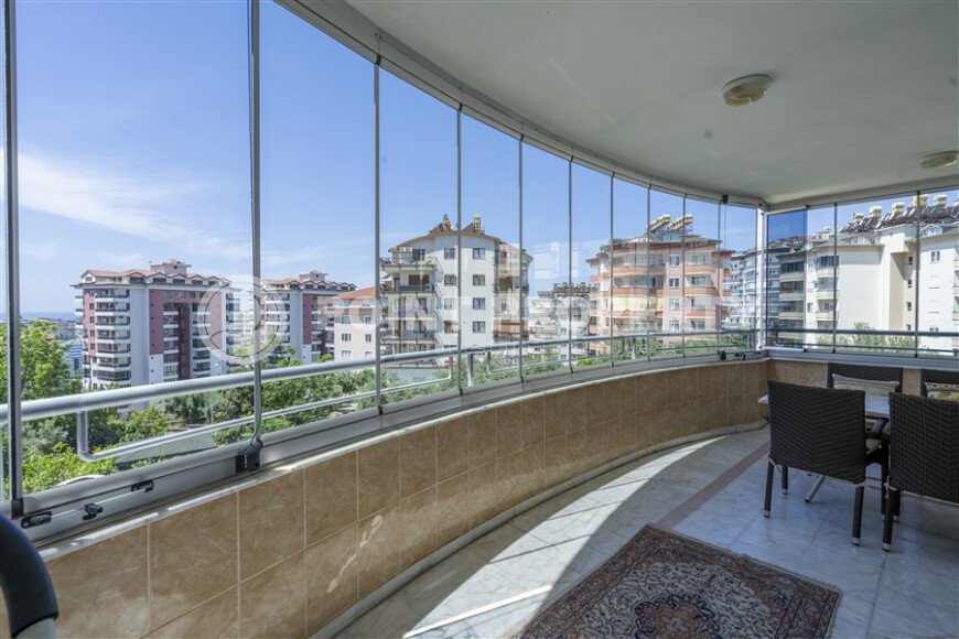 Bright apartment 120 m² with partial sea view in Cikcilli area, furnished, residence permit and storage room-id-9722-photo-15