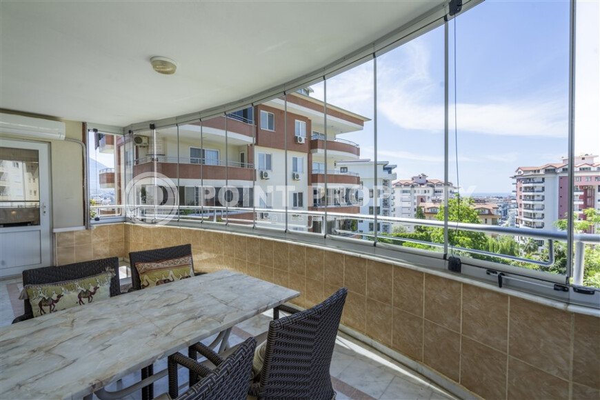 Bright apartment 120 m² with partial sea view in Cikcilli area, furnished, residence permit and storage room-id-9722-photo-16