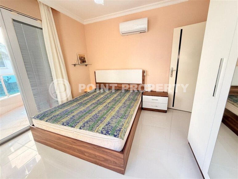 Стильная квартира  60 м² в районе Клеопатры, центр Аланьи с паркингом и большой территорией, ВНЖ-id-9723-фото-10