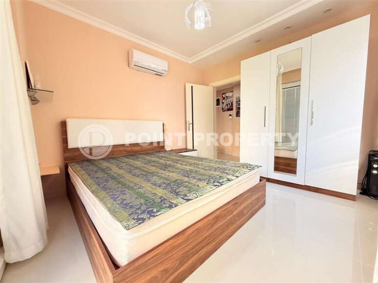 Стильная квартира  60 м² в районе Клеопатры, центр Аланьи с паркингом и большой территорией, ВНЖ-id-9723-фото-11