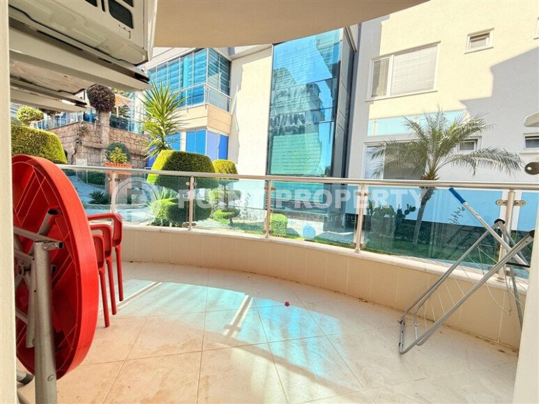 Стильная квартира  60 м² в районе Клеопатры, центр Аланьи с паркингом и большой территорией, ВНЖ-id-9723-фото-15