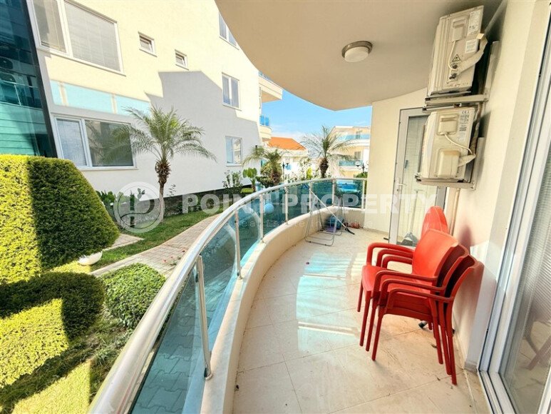 Стильная квартира  60 м² в районе Клеопатры, центр Аланьи с паркингом и большой территорией, ВНЖ-id-9723-фото-16