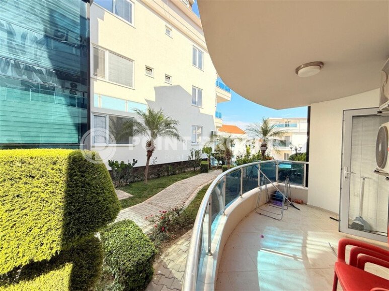 Стильная квартира  60 м² в районе Клеопатры, центр Аланьи с паркингом и большой территорией, ВНЖ-id-9723-фото-18