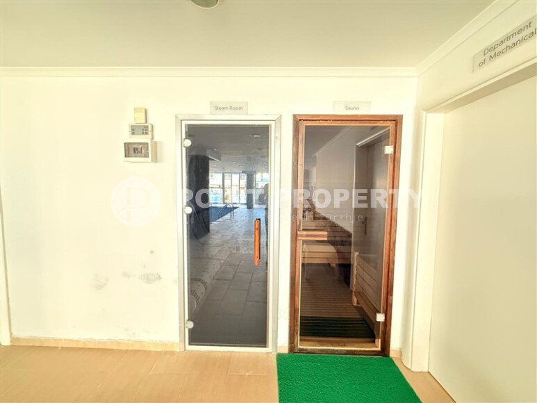 Стильная квартира  60 м² в районе Клеопатры, центр Аланьи с паркингом и большой территорией, ВНЖ-id-9723-фото-27