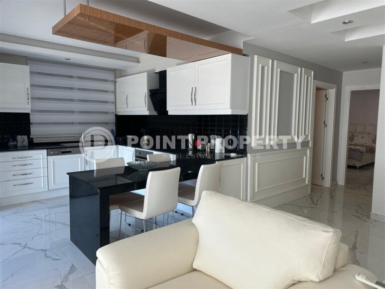 Видовая квартира 110 м² в районе Кестель на первой линии с мебелью и панорамой моря-id-9724-фото-3