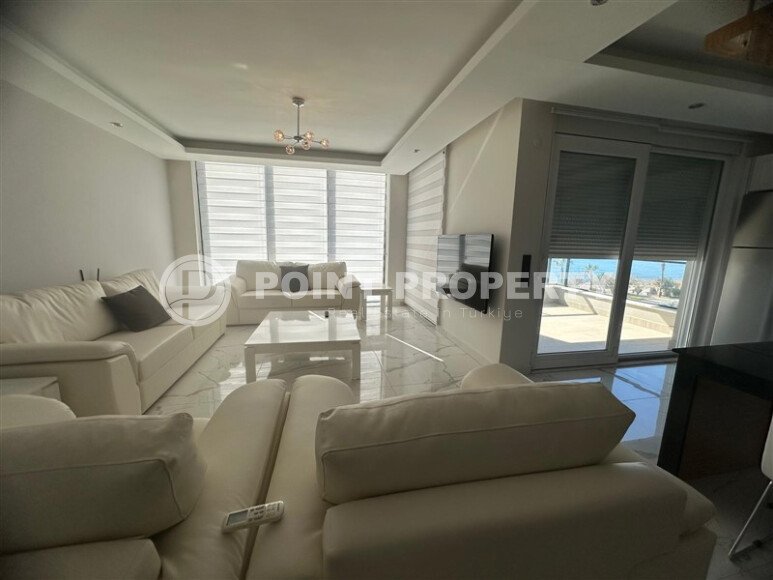 Видовая квартира 110 м² в районе Кестель на первой линии с мебелью и панорамой моря-id-9724-фото-6