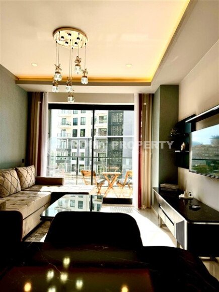 Furnished 1+1 apartment 50 m² in the center of Alanya on Cleopatra Beach-id-9727-photo-1