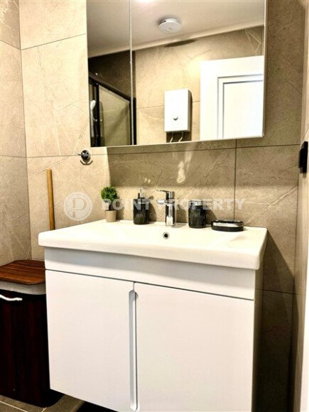 Furnished 1+1 apartment 50 m² in the center of Alanya on Cleopatra Beach-id-9727-photo-11