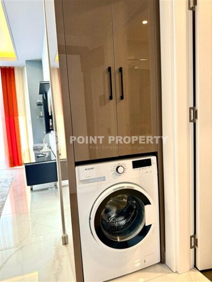 Furnished 1+1 apartment 50 m² in the center of Alanya on Cleopatra Beach-id-9727-photo-12