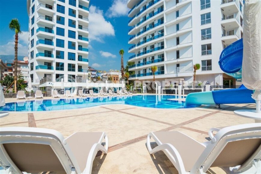 Просторная квартира 60 м² с видом на горы в районе Сарай – центр Аланьи, с ВНЖ-id-9733-фото-1