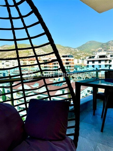 Просторная квартира 60 м² с видом на горы в районе Сарай – центр Аланьи, с ВНЖ-id-9733-фото-7