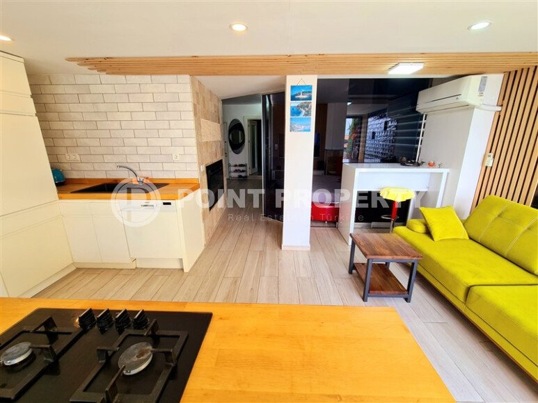 Stylish 78 m² apartment with terrace, garden and swimming pool in Kale area – in the heart of Alanya-id-9734-photo-6