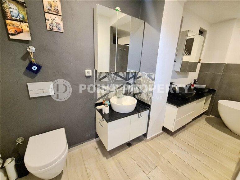 Stylish 78 m² apartment with terrace, garden and swimming pool in Kale area – in the heart of Alanya-id-9734-photo-16