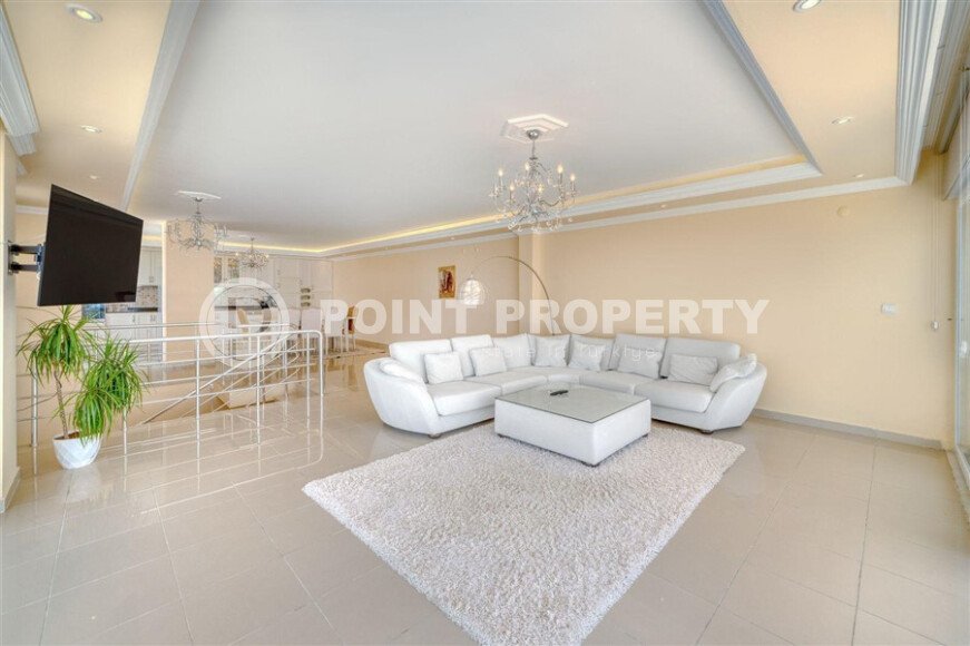 Панорамный дуплекс 240 м² с панорамным видом на море в Махмутларе-id-9738-фото-8