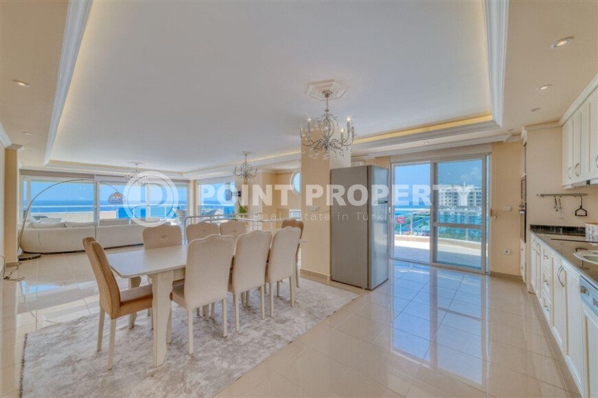 Панорамный дуплекс 240 м² с панорамным видом на море в Махмутларе-id-9738-фото-13