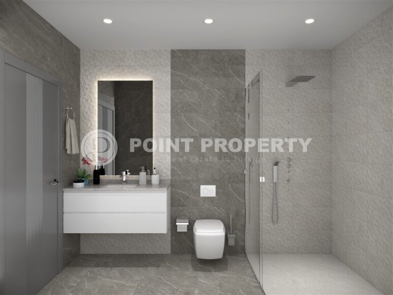 High floor apartment in a complex at the final stage of construction in Mahmutlar-id-9739-photo-28