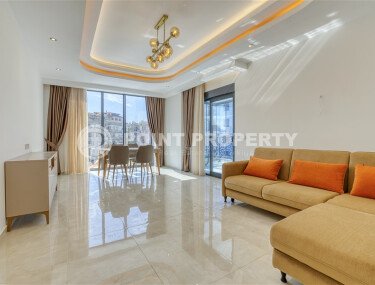 Family apartment 125 m² in the center of Alanya with separate kitchen and hotel infrastructure-id-9743-photo-10