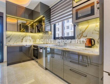 Семейная квартира 125 м² в Центре Аланьи с отдельной кухней и отельной инфраструктурой-id-9743-фото-3