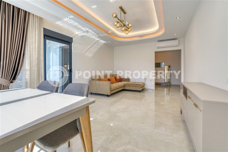 Family apartment 125 m² in the center of Alanya with separate kitchen and hotel infrastructure-id-9743-photo-6