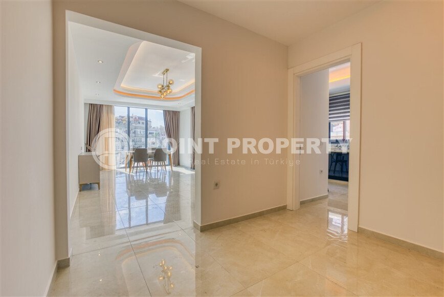 Family apartment 125 m² in the center of Alanya with separate kitchen and hotel infrastructure-id-9743-photo-13