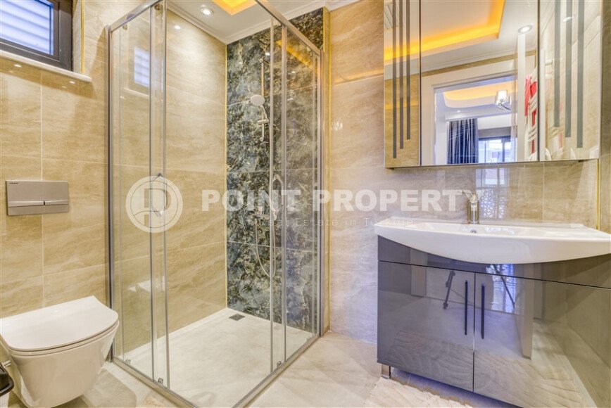 Family apartment 125 m² in the center of Alanya with separate kitchen and hotel infrastructure-id-9743-photo-19