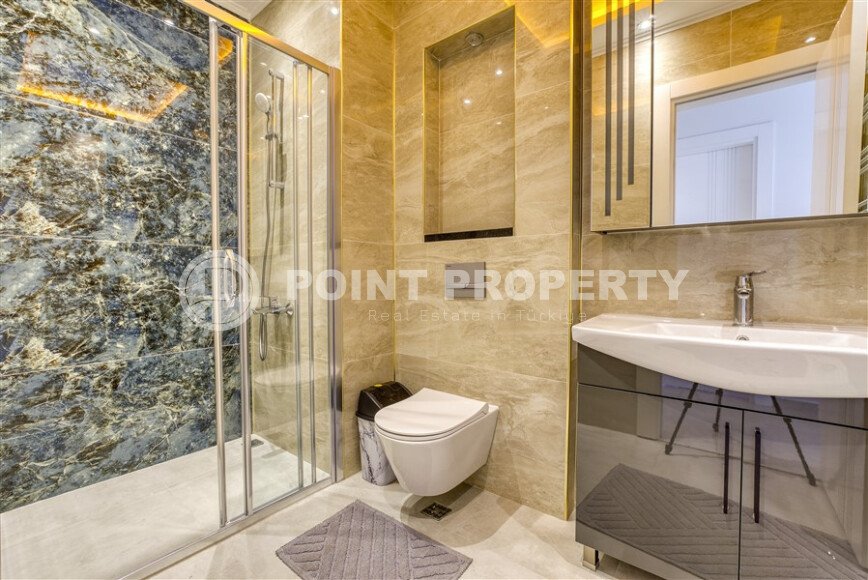 Family apartment 125 m² in the center of Alanya with separate kitchen and hotel infrastructure-id-9743-photo-26