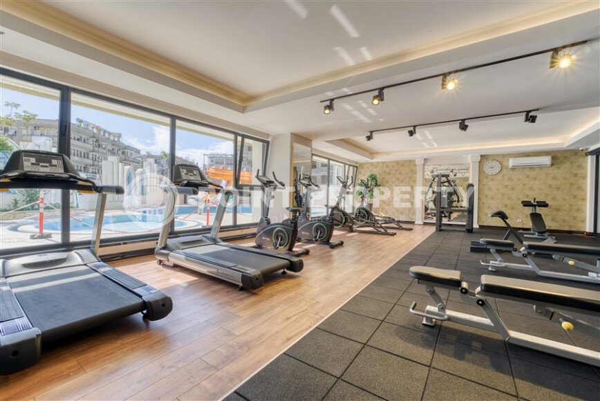 Family apartment 125 m² in the center of Alanya with separate kitchen and hotel infrastructure-id-9743-photo-27