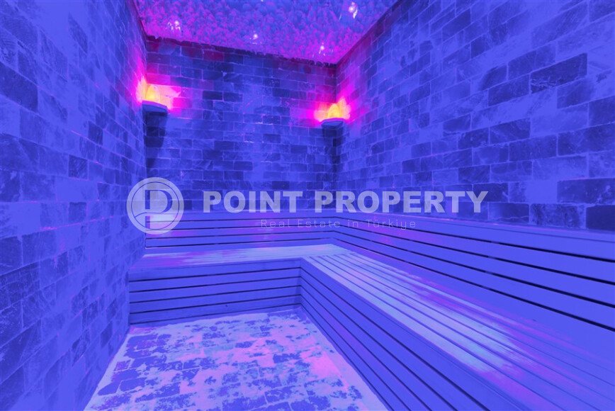 Family apartment 125 m² in the center of Alanya with separate kitchen and hotel infrastructure-id-9743-photo-33