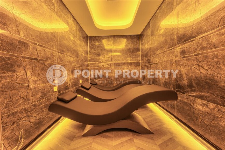 Family apartment 125 m² in the center of Alanya with separate kitchen and hotel infrastructure-id-9743-photo-35