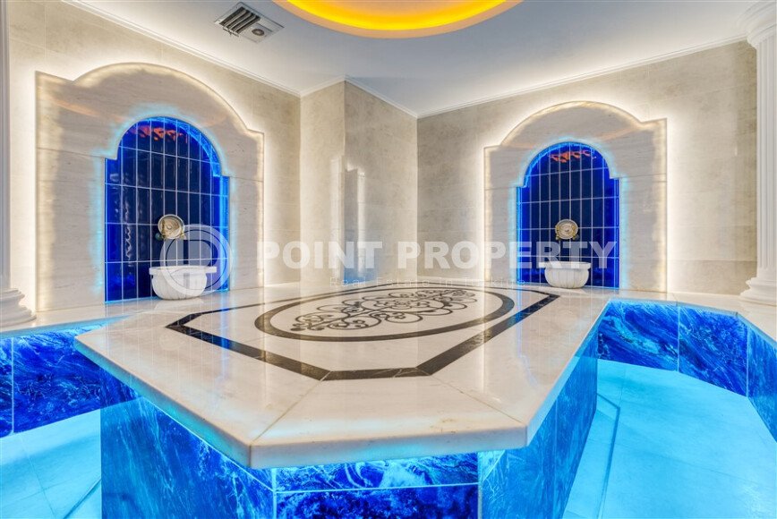 Family apartment 125 m² in the center of Alanya with separate kitchen and hotel infrastructure-id-9743-photo-38
