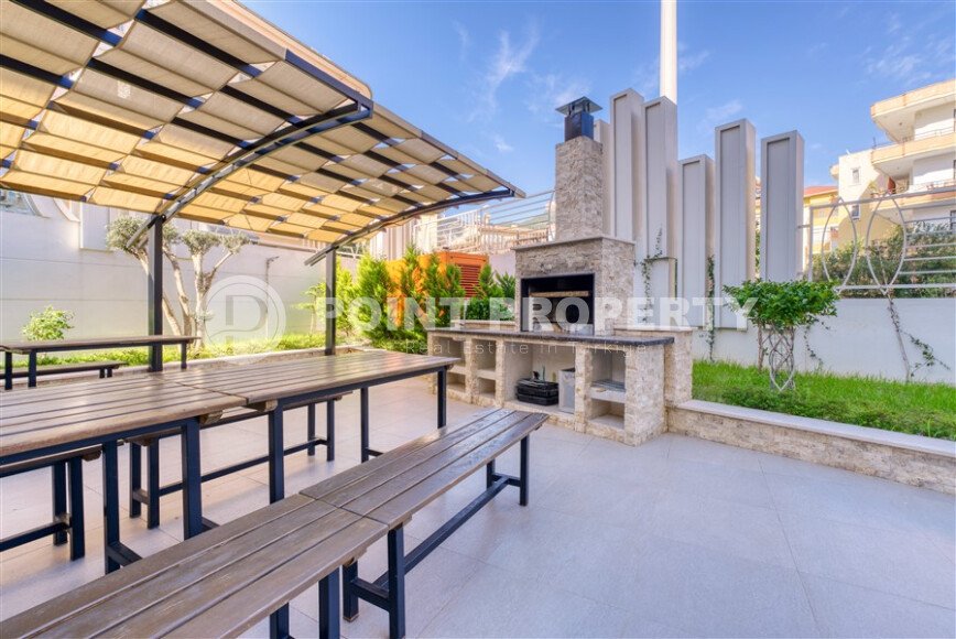 Family apartment 125 m² in the center of Alanya with separate kitchen and hotel infrastructure-id-9743-photo-42