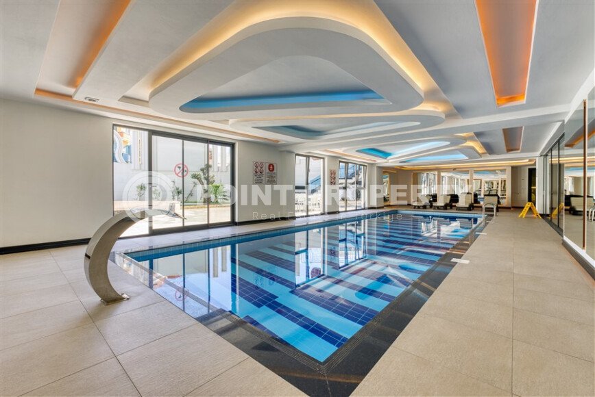 Family apartment 125 m² in the center of Alanya with separate kitchen and hotel infrastructure-id-9743-photo-43