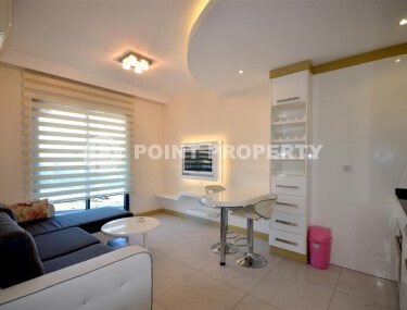 Comfortable apartment 48 m² in the center of Alanya next to TAPU, in a hotel-type complex, Cleopatra-id-9744-photo-9