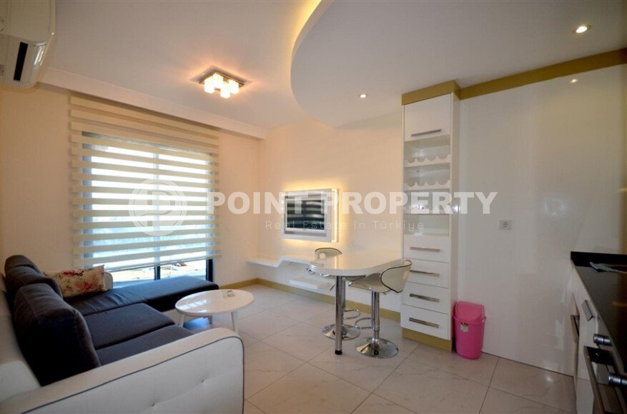 Comfortable apartment 48 m² in the center of Alanya next to TAPU, in a hotel-type complex, Cleopatra-id-9744-photo-1