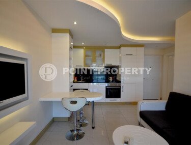 Comfortable apartment 48 m² in the center of Alanya next to TAPU, in a hotel-type complex, Cleopatra-id-9744-photo-4