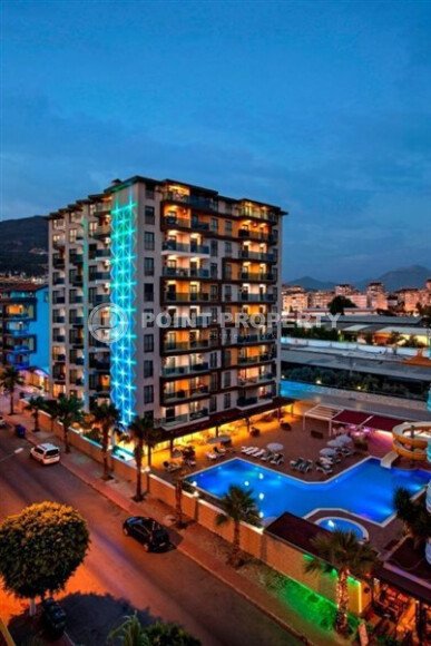Comfortable apartment 48 m² in the center of Alanya next to TAPU, in a hotel-type complex, Cleopatra-id-9744-photo-12