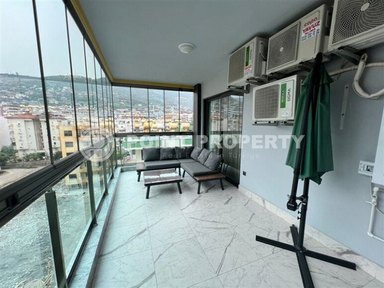 Просторная меблированная квартира 145 м² в центре Аланьи с отдельной кухней и ВНЖ-id-9745-фото-15