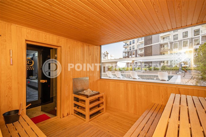 Атмосферная квартира 50 м² в центре Аланьи в премиальном комплексе, Клеопатра-id-9752-фото-22